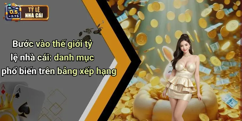 Bước vào thế giới tỷ lệ nhà cái: danh mục phổ biến trên bảng xếp hạng