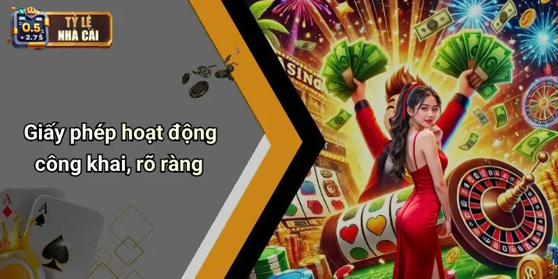 Giấy phép hoạt động công khai, rõ ràng