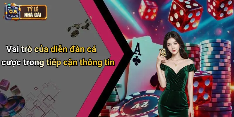 Vai trò của diễn đàn cá cược trong tiếp cận thông tin