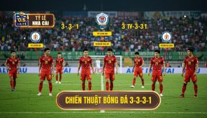 Chiến thuật bóng đá 3-3-3-1