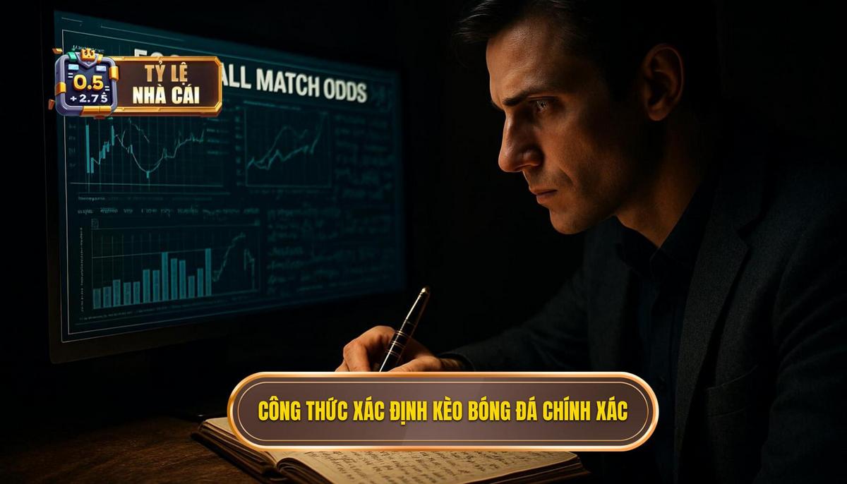 Công thức toán học xác định kèo bóng đá value bet chính xác