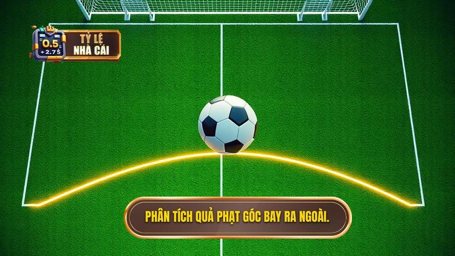 2. Phân tích quả phạt góc bay ra ngoài.