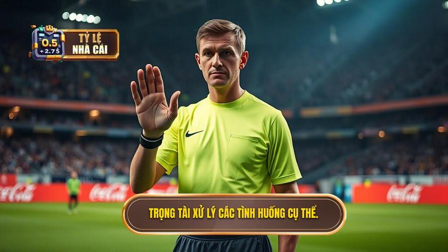2. Trọng tài xử lý các tình huống cụ thể.