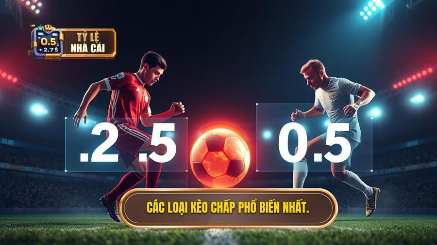 Các loại kèo chấp phổ biến nhất