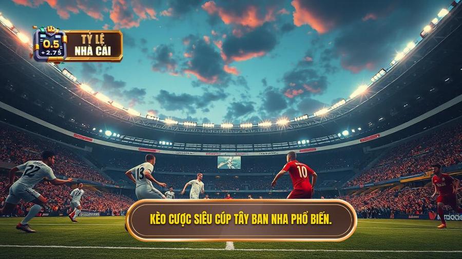 Kèo cược siêu cúp Tây Ban Nha phổ biến