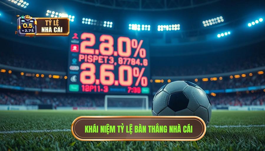 Khái niệm tỷ lệ bàn thắng nhà cái