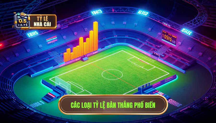 Các loại tỷ lệ bàn thắng phổ biến