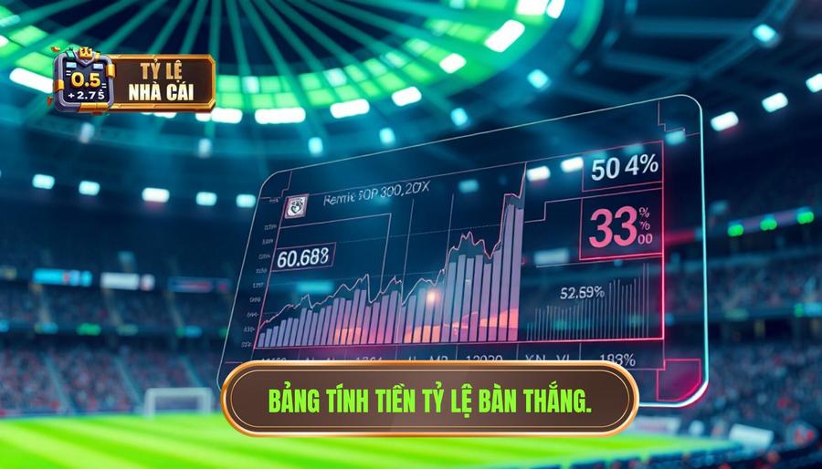 Bảng tính tiền tỷ lệ bàn thắng
