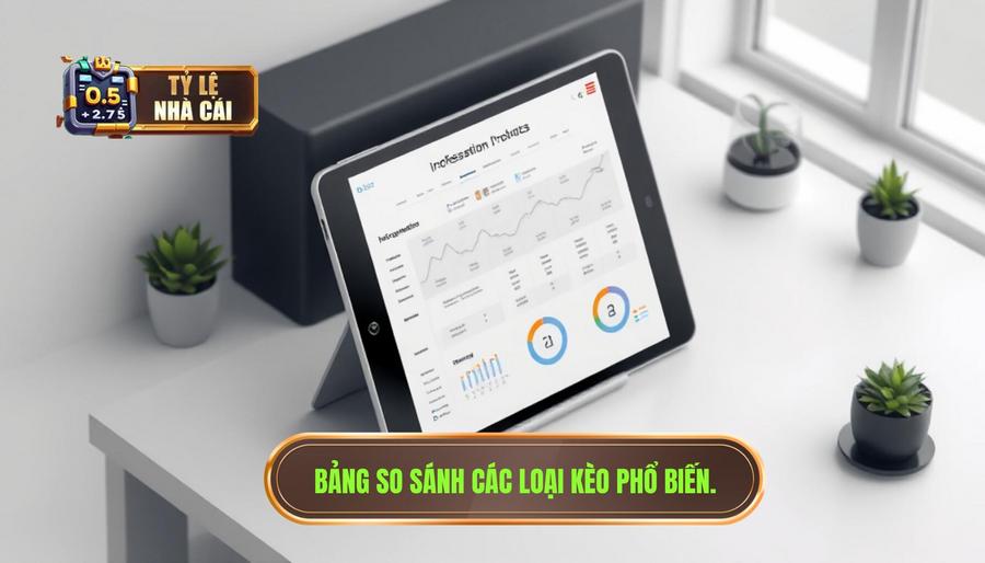 Bảng so sánh các loại kèo phổ biến và cách tiếp cận