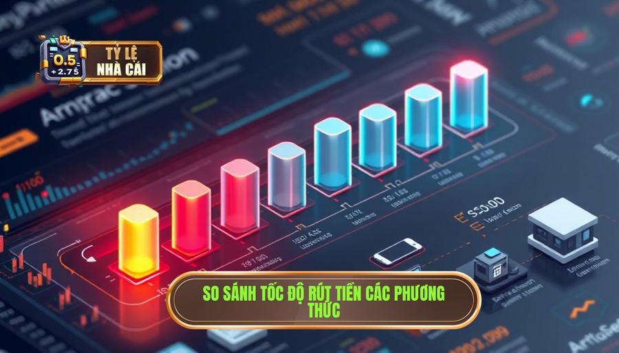 Bảng so sánh tốc độ rút tiền theo phương thức thanh toán